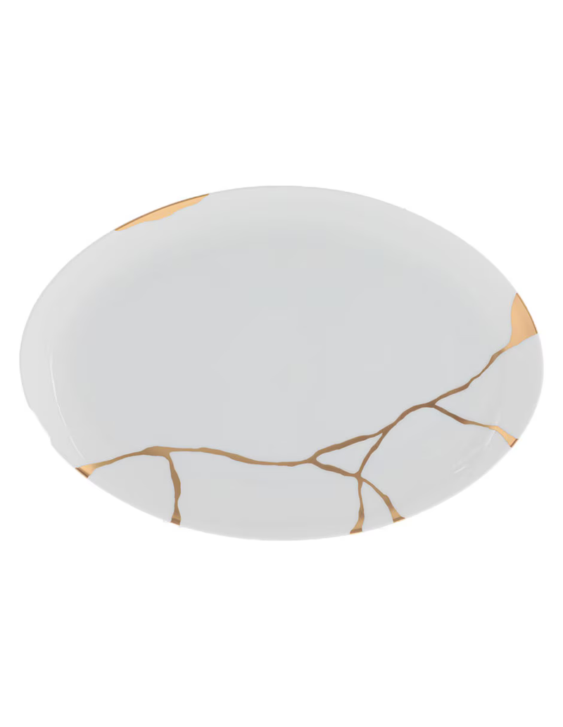 Platón de Porcelana Kintsugi – Bernardaud 6 pieza