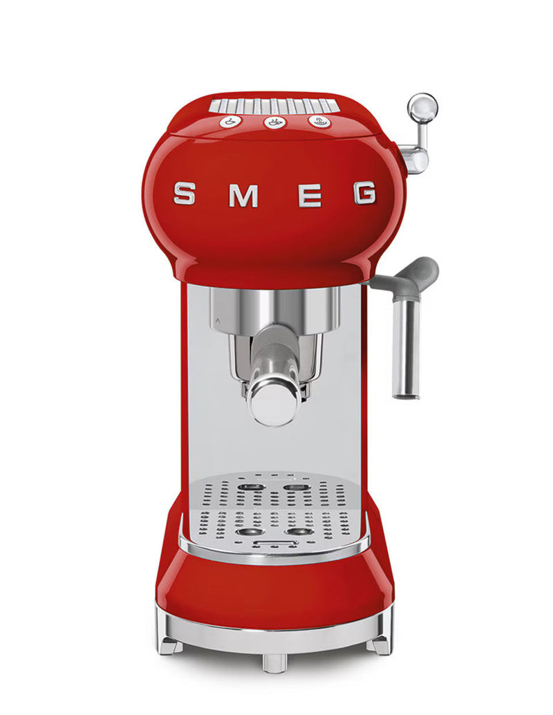 Set de Cafetera de Espresso Smeg + Molino de Café