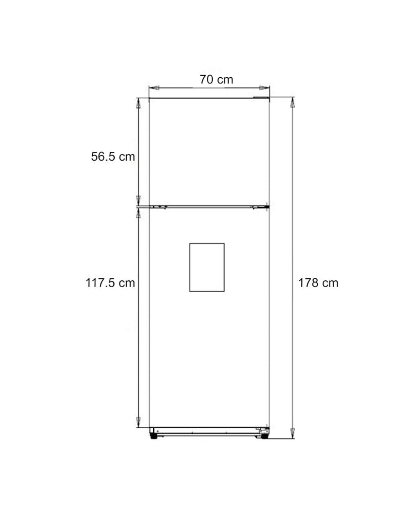 Refrigerador Top Mount Teka 15 Pies Cúbicos - Tecnología Inverter y No Frost RTF34700SSMX