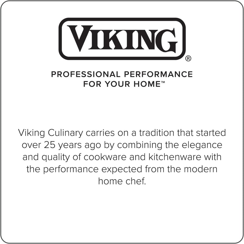 Viking Culinary - Juego de utensilios de cocina 10 piezas  de acero inoxidable duro de 5 capas